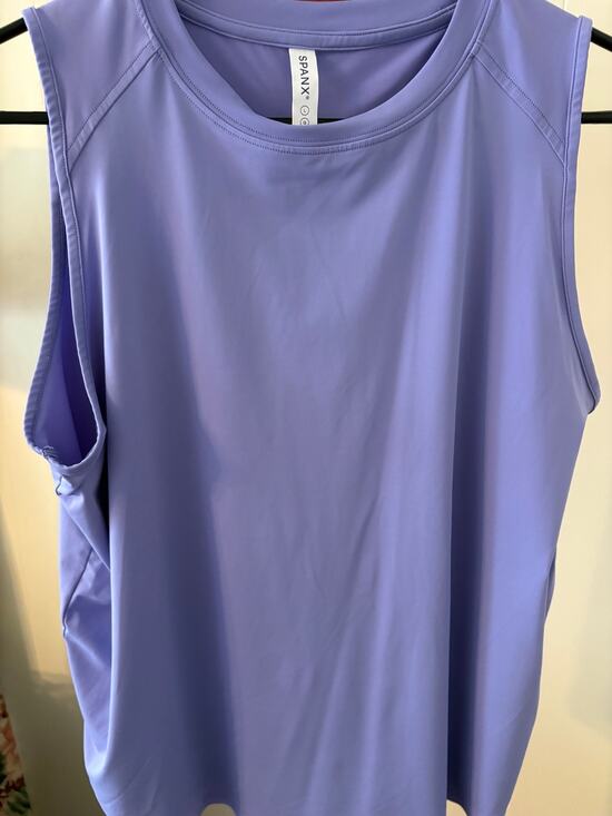 SPANX Tops - Purple Spanx Athletic Tank Sz Large